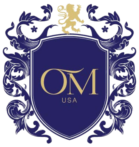 om logo